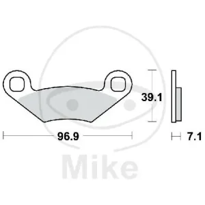 Highlight TRW brake pads standard MCB619