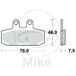 Pastiglie freno TRW Standard MCB673 Begrenztes Angebot