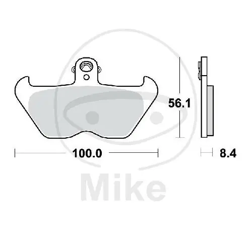 Kostenfreie Lieferung TRW brake pads standard MCB680