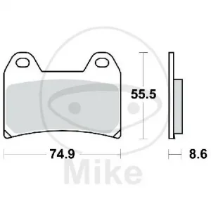 TRW Plaquettes de frein standard MCB683 Preiswert