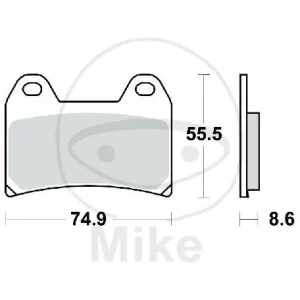 Pastiglie freno TRW Standard MCB683 Sonderaktion