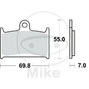 TRW Bremsklötze Standard MCB690 Heißes Angebot