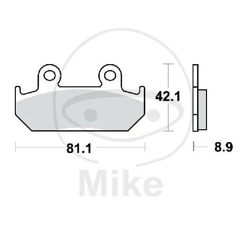 Preis Gesenkt TRW Brake pad set sinter front MCB562SV