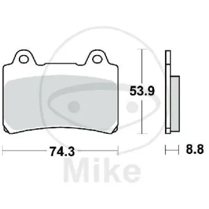 Jetzt Kaufen TRW Brake pad set sinter front MCB584SV