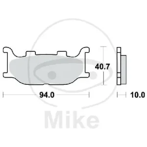 Knallerangebot Tampone per scooter TRW-Lucas EC MCB666SRM