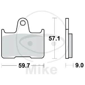 Must-Have TRW Jeu de plaquettes de frein arrière Sinter MCB729SH