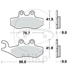 Brake pad for Aprilia Derbi Gilera Peugeot Piaggio Rieju Vespa Nur Für Kurze Zeit