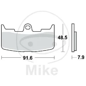 Top-Seller TRW Bremsklotz Satz Sinter vorne MCB747SV