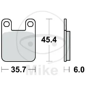 Pastilla de freno para Aprilia Beta CH CPI Derbi Italjet Motorhispania Peugeot Rex Rieju Abverkauf