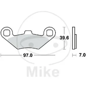 TRW Jeu de plaquettes de frein Sinter SI MCB761SI Neu Im Sortiment