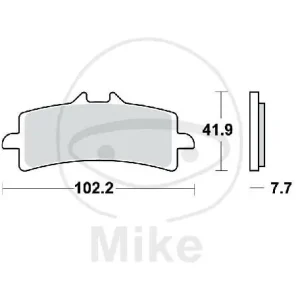Top-Angebot TRW Brake pad set sinter front MCB792SV