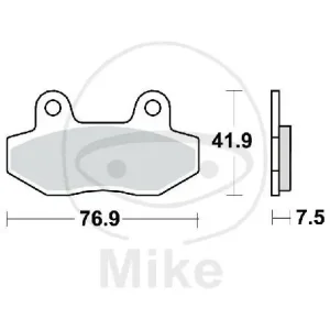 Bremsklotz für AJS Honda Hyosung Jonway Kreidler Peugeot Rex Sachs Saisonangebot
