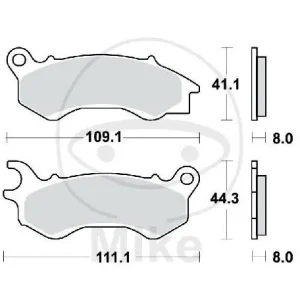 Ausverkauf TRW brake pads standard MCB833