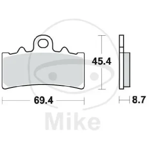 TRW Bremsklötze Standard MCB834 Zertifiziert