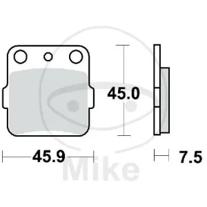 Preisknaller TRW Bremsklotz Satz Standard Offroad MCB561EC