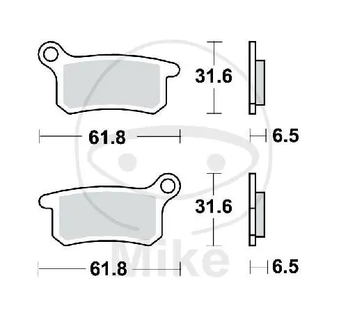 TRW Brake Pad Set Standard Offroad MCB740EC Bestpreis