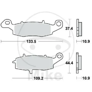 Pastiglie freno TRW Standard MCB843 Neu Im Sortiment