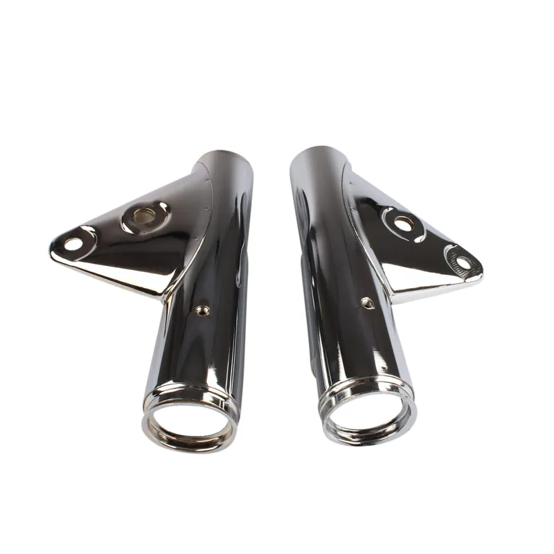 Schneller Versand Lamp holder set chrome for Honda CB 750 Four K3-K6 51602-341-701XW