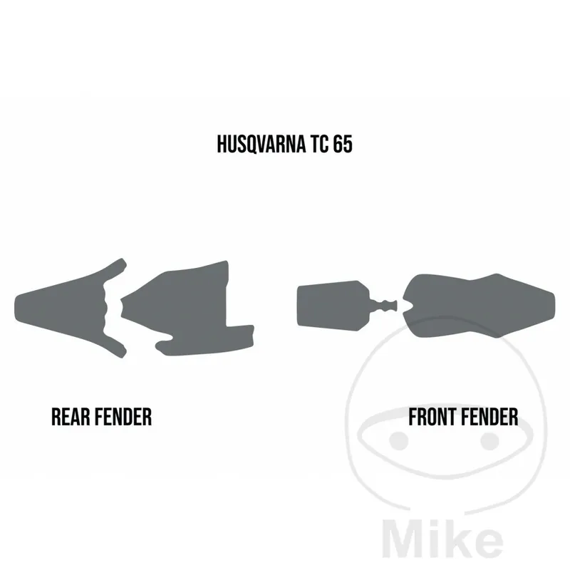 Dirt deflector foam set for Husqvarna TC 65 # 2017-2020 Preis Gesenkt