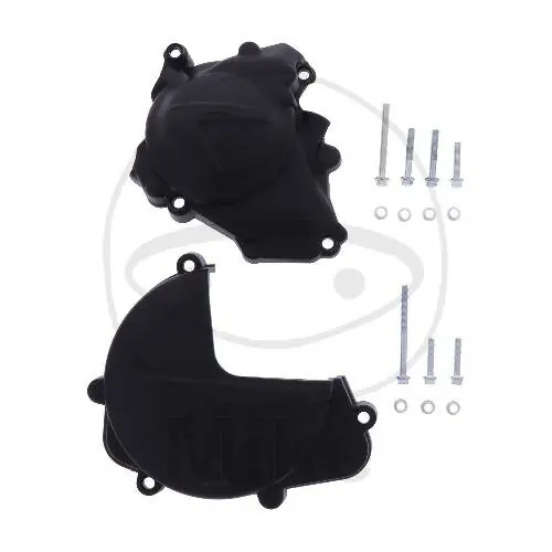 Top-Preis Juego de protección de la tapa de encendido del embrague Negro para Honda CRF 450 R # 17-20
