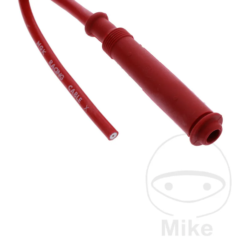 Nur Für Kurze Zeit Fiche de bougie CR3 Racing 10/12/14 mm 0° rouge NGK avec 500 mm de câble