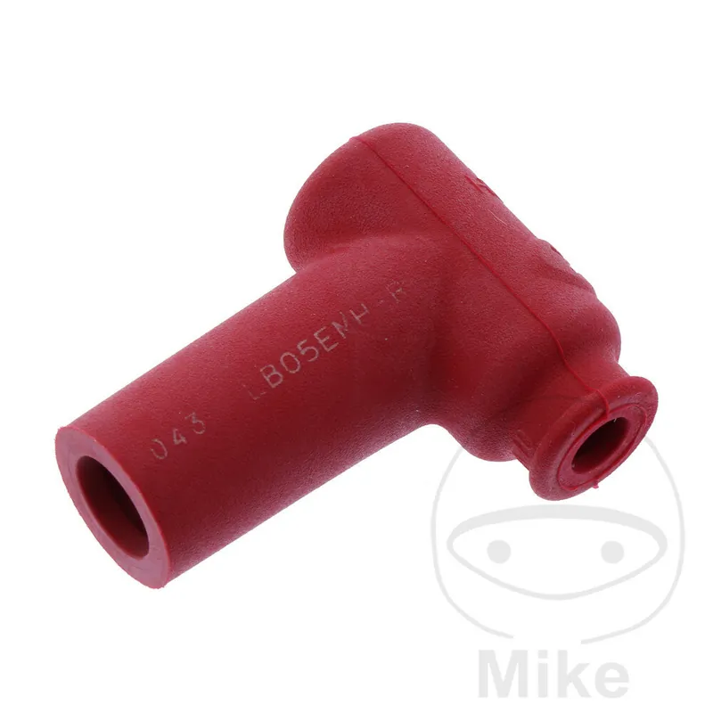 Connettore per candela LB05EMH-R 14 mm 90° rosso NGK per Beta Honda Kawasaki KTM Gratis Versand